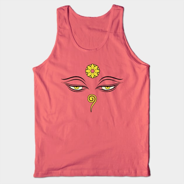 Buddha Eyes Tank Top by marieltoigo